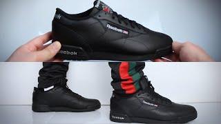 Reebok Classic Ex O Fit Clean Logo "Black" | UNBOXING | ON FEET | Criminal Damage Pants