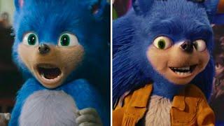 Ugly Sonic Face-Off! Redesign Head to Head Comparison! (Chip 'n Dale Vs OG Sonic Movie)