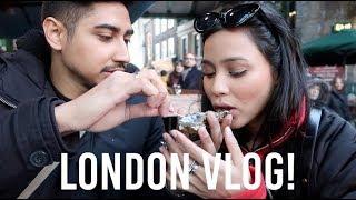 OVERCOMING MY FEAR OF EATING OYSTERS!! - LONDON VLOG part 1