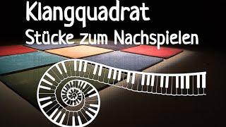 Klangquadrat - Stücke zum Nachspielen - Album für Klavier - Benedikt Bindewald, Florian Bergmann
