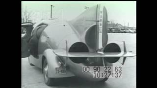 1934 'Mars Express" Rocket Car Driven to the Detroit Airport