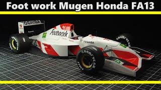 Foot work Mugen Honda FA13 / FUJIMI 1/20 Formula One / Scale Model Building / F1