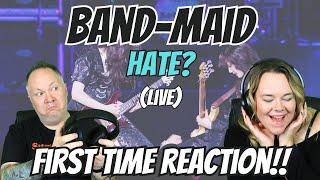 WARNING!! UNPOPULAR OPINION! Our Reaction to Band-Maid - Hate? (Live)