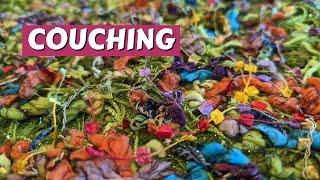 Couching Fibers EASY TEXTURE for Embroidery & Slow Stitch