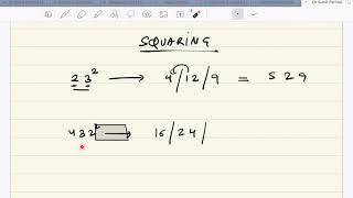 Square a number - Learn Vedic Mathematics in under 5 minutes  |  Dr Sumit Periwal | 1080P