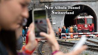 New Albula Tunnel Unveiled in Switzerland / Neuer Albulatunnel Eröffnet