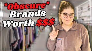 20 OBSCURE BRANDS To Thrift And Resell Online in 2024! Selling on Poshmark & eBay!