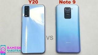 Vivo Y20 vs Redmi Note 9 Speed Test and Camera Comparison