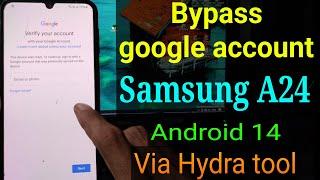 FRP Bypass Samsung A24 || Samsung A24 google account bypass