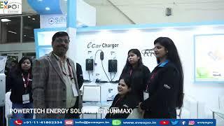 POWERTECH ENERGY SOLUTIONS (SUNMAX) | 19TH EVEXPO DELHI 2023 | #greenenergy #solarenergy #evexpo