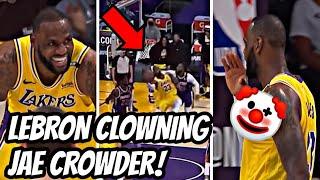 Lebron James Clowning and Laughing at Jae Crowder's Defense!