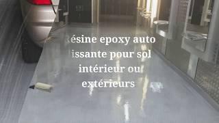 Résine epoxy auto lissante pour sol extérieur et intérieur Strasbourg