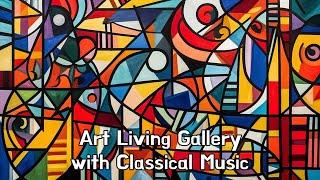 ️ TV Wall Art Slideshow with Music | Cubism Crescendo: Visual Rhapsody & Classical Harmony 