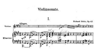 Richard Stöhr – Violin Sonata No.2, in A major