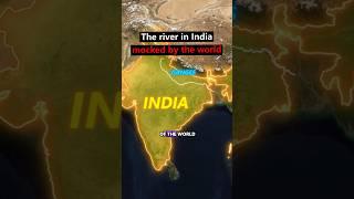 The river in India mocked by the world!! #map #world #india #ganges