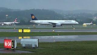  Zurich Airport Time Lapse - one September morning at the most famous "Heli Grill"