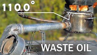 How to Make the Perfect Motor Oil Stove • 4K DIY