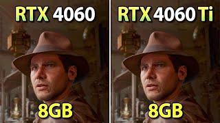 RTX 4060 vs 4060 Ti (8GB) - Test in 9 Games (1440p, DLSS 3 Frame Generation)