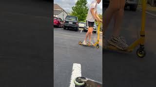 Tailwhip of ramp scooter #scooter #fypシ #jesus #scootering #viral #skateboard #fyptiktok #shorts