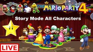 Mario Party 4 Story Mode All Characters Live Stream Part 2 Finishing Mario's Story & A Surprise