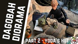 Dagobah Diorama Part 2 - Yoda's Hut - Star Wars Black Series 1:12 Scale #starwarsblackseries