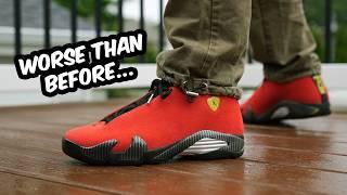 Air Jordan 14 Ferrari 2025 REVIEW & On Feet