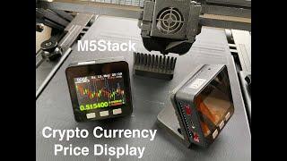 Make a Crypto Currency Desktop Price Display with M5Stack Core & a 3D Printer