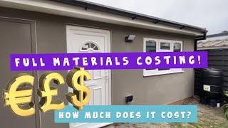 How much does a garden house cost? Full cost breakdown of materials