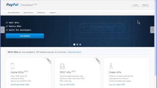 PayPal Developers Account