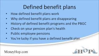 Defined benefit plans