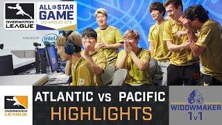 HIGHLIGHTS Atlantic vs. Pacific | 2019 All Stars | Widowmaker 1v1 | Overwatch League