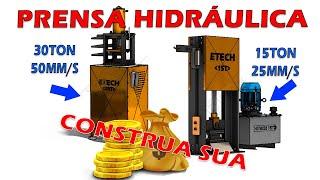 PRENSA PARA CUTELARIA 30T 50MM/S - 25T 25MM/S ** BAIXO CUSTO **