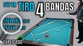 4 BAND SUPER SHOT by EFREN and MELLING explained | Billiard Fanatic