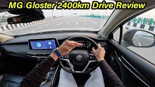 MG Gloster BlackStorm 2400km Drive Review l Aayush ssm