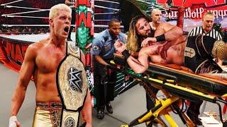 Seth And Cody Segment ,Sami Zayn Joins Cody Rhodes At WWE Raw Review