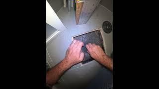 Full video, Opening hidden floor safe. Last time was opened in 2013. #floorsafe #mystery #hiddengems