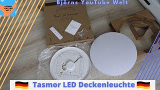 Tasmor LED Deckenleuchte Smart Home Deckenleuchte von Amazon Alexa kompatibel, einrichten auspacken