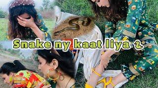 Shoot krty waqat snake agya | Hira Faisal | Iqra Kanwal