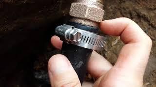 How to repair main water line leak THE RIGHT WAY