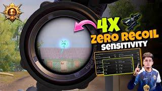 4X SCOPE BEST SENSITIVITY FOR PUBG/BGMI  For All Devices 