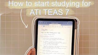 How to make a TEAS 7 study plan