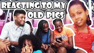 Reacting To My Old Embarrassing Photos! * NEVER SEEN BEFORE *