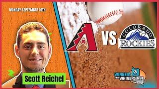 Free MLB Betting Pick- Arizona Diamondbacks vs. Colorado Rockies, 9/16/24: Scott's Selections