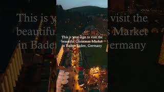 Magical Christmas Market in Baden-Baden, Germany