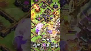 Queen attack Clash of clans Youtube shorts video #clasher #Coc