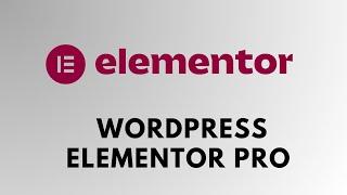 elementor basics | elementor pro wordpress | elementor landing page