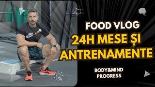 Food-Vlog: Rutina de 24h Mese + Antrenamente - o zi de offseason(adaos de masă) 