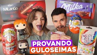 PROVANDO doces DIFERENTOES da MAIOR LOJA DE SP! Refrigente azedo, Batata pringles de chocolate e +