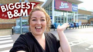 SHOP WITH ME: UK's BIGGEST B&M!  what's new? homeware, food & new craft hobby! • vlog & haul 2023