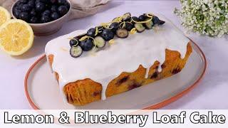 Lemon & Blueberry Loaf Cake Recipe